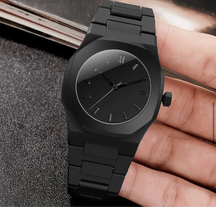 ‼️РОЗПРОДАЖ‼️ Чоловічий наручний годинник в стилі Total Black