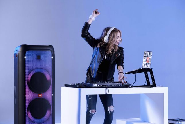 Wynajem nagłośnienia DJ głośnik JBL PartyBox 1000 + mikrofon