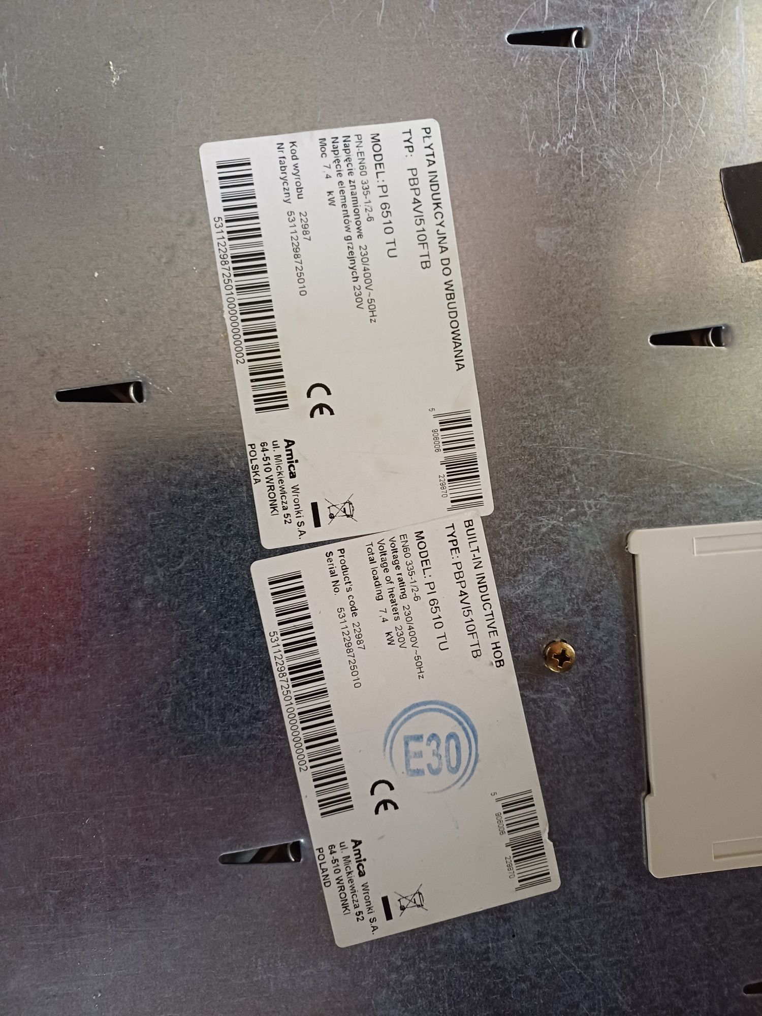 Płyta indukcyjna Amica PI 6510 TU