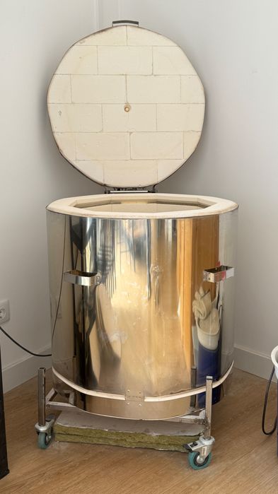 Forno mufla cerâmica 1320 graus triférico