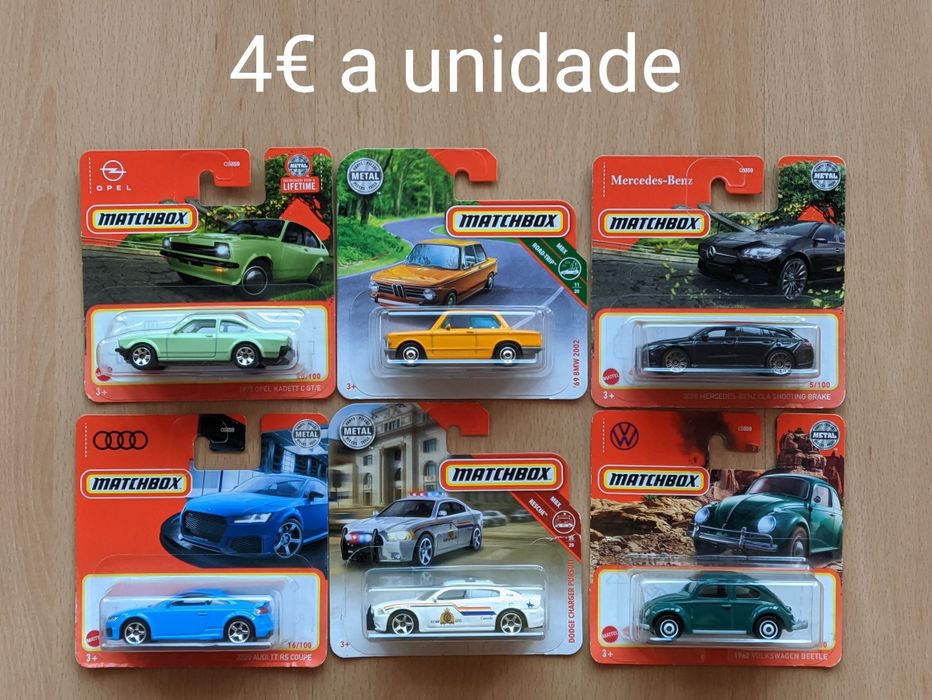 1:64 Matchbox, recentes e antigos