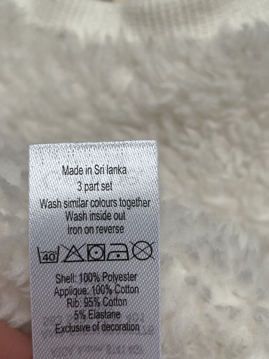 56 62 George komplet zestaw świąteczny renifer body rajstopy skarpetki