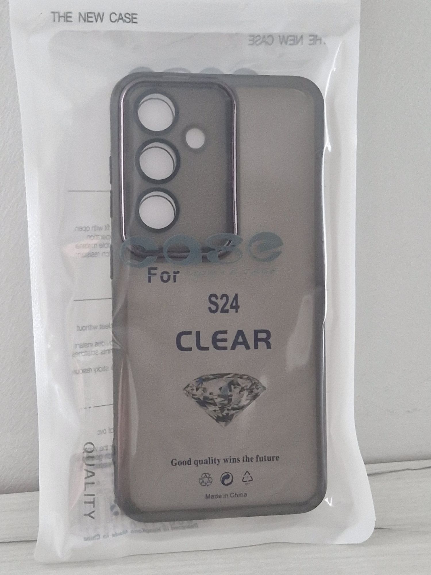 Protective Lens Case do Samsung Galaxy S24 czarny clear