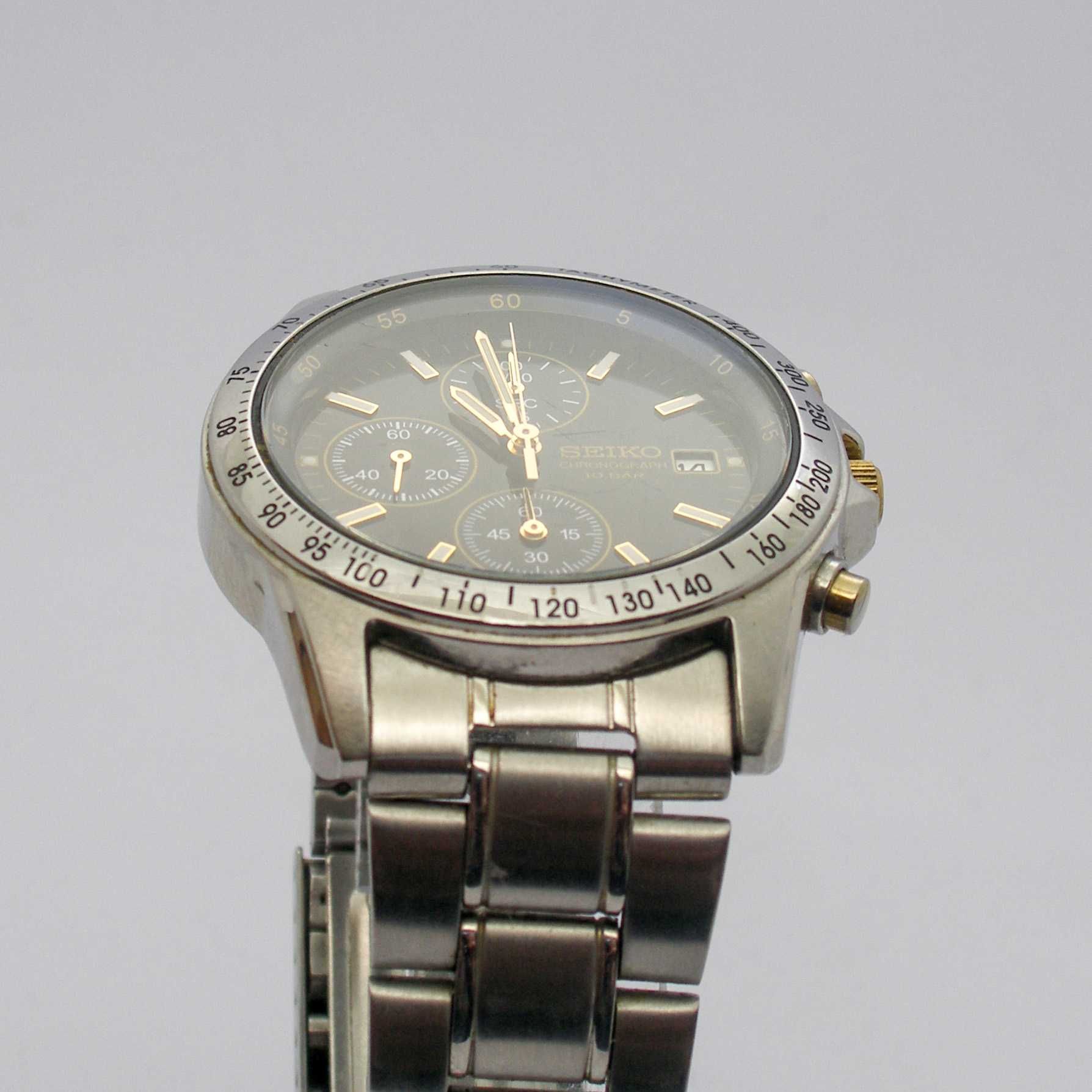 Zegarek Seiko SBTQ043 Tachymeter Chronograf