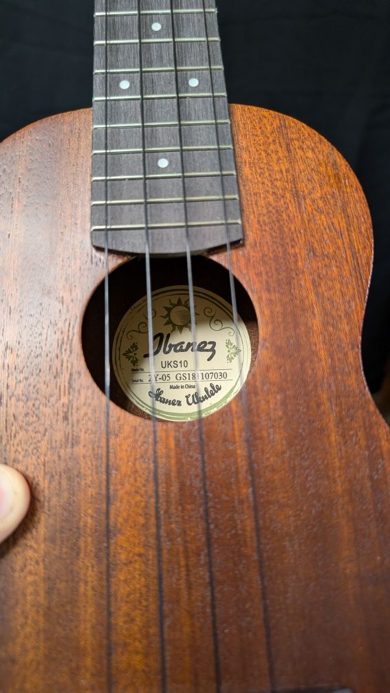 укулеле сопрано комплект ibanez uks10, чохол та медіатори