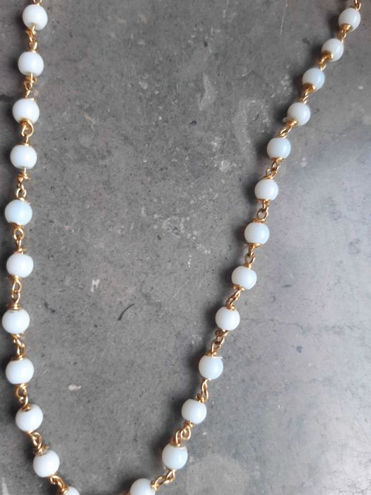 Fio prata dourada contrastada, nunca usado