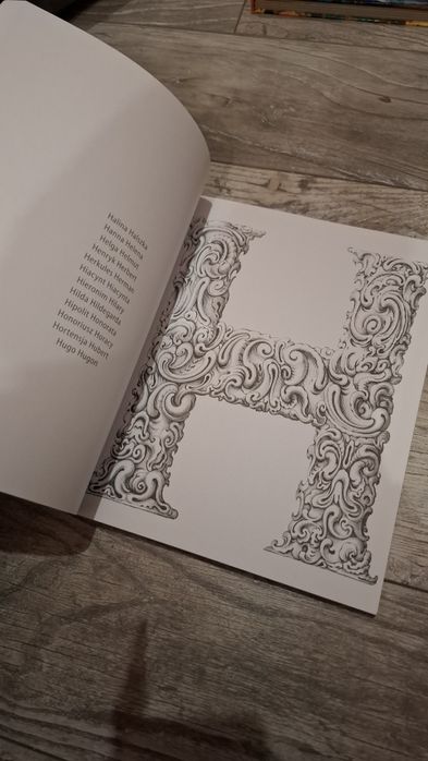 Alfabet imion 32 kolorowanki dla dorosłych