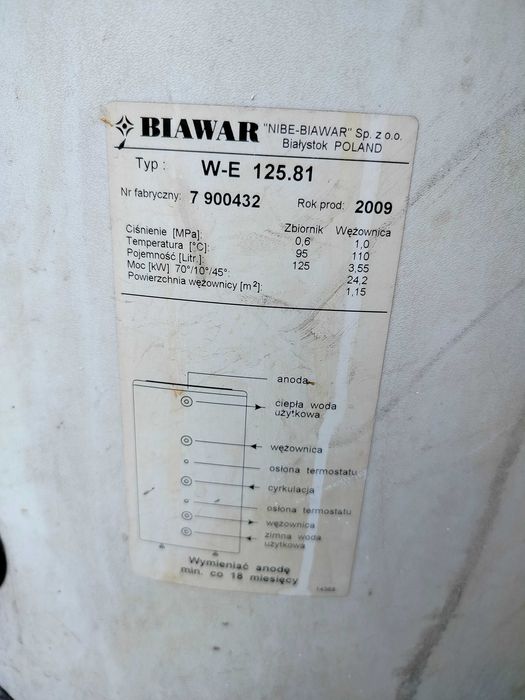 Sprzedam termę BIAWAR
