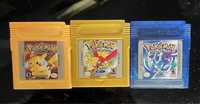 Pokemon Yellow, Crystal, Gold