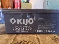 Акумулятор гелевий Kijo JDG 12V 200Ah GEL для KO сонячних електростанц