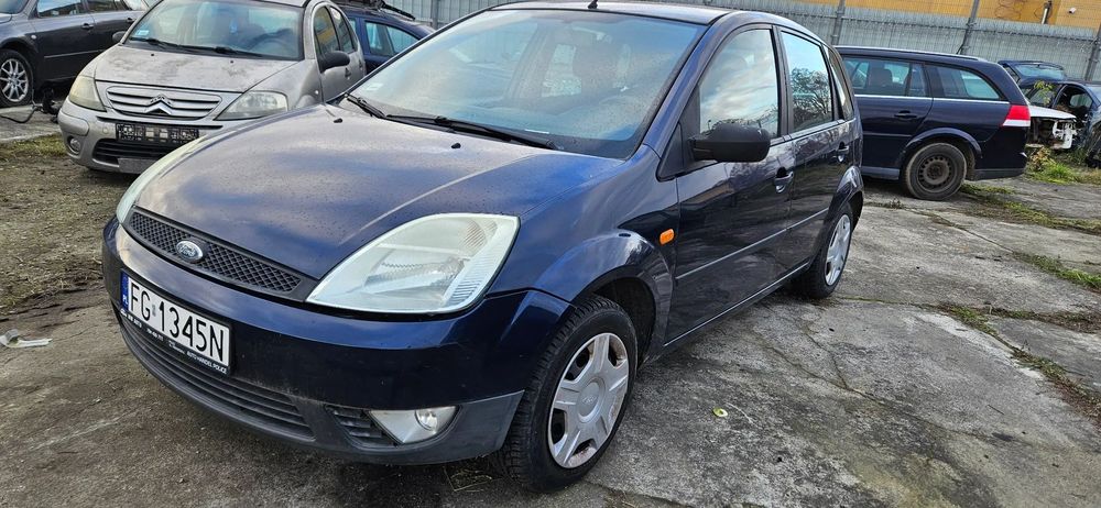 Ford Fiesta Mk6 1,25 b 55kW 75KM 2004r 5d hatchback 5-bieg manual lakier W3