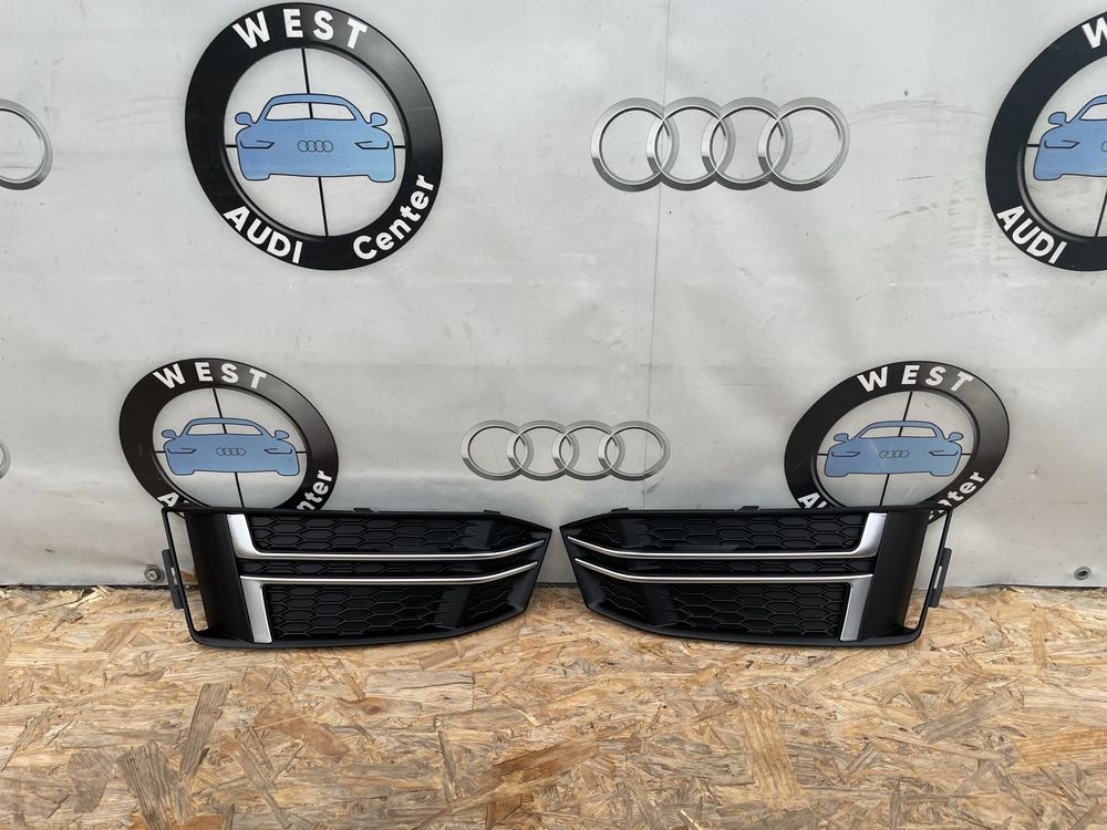 Audi A4 B9 S Line решітки переднього бампера с лайн ауді а4 б9 решітки