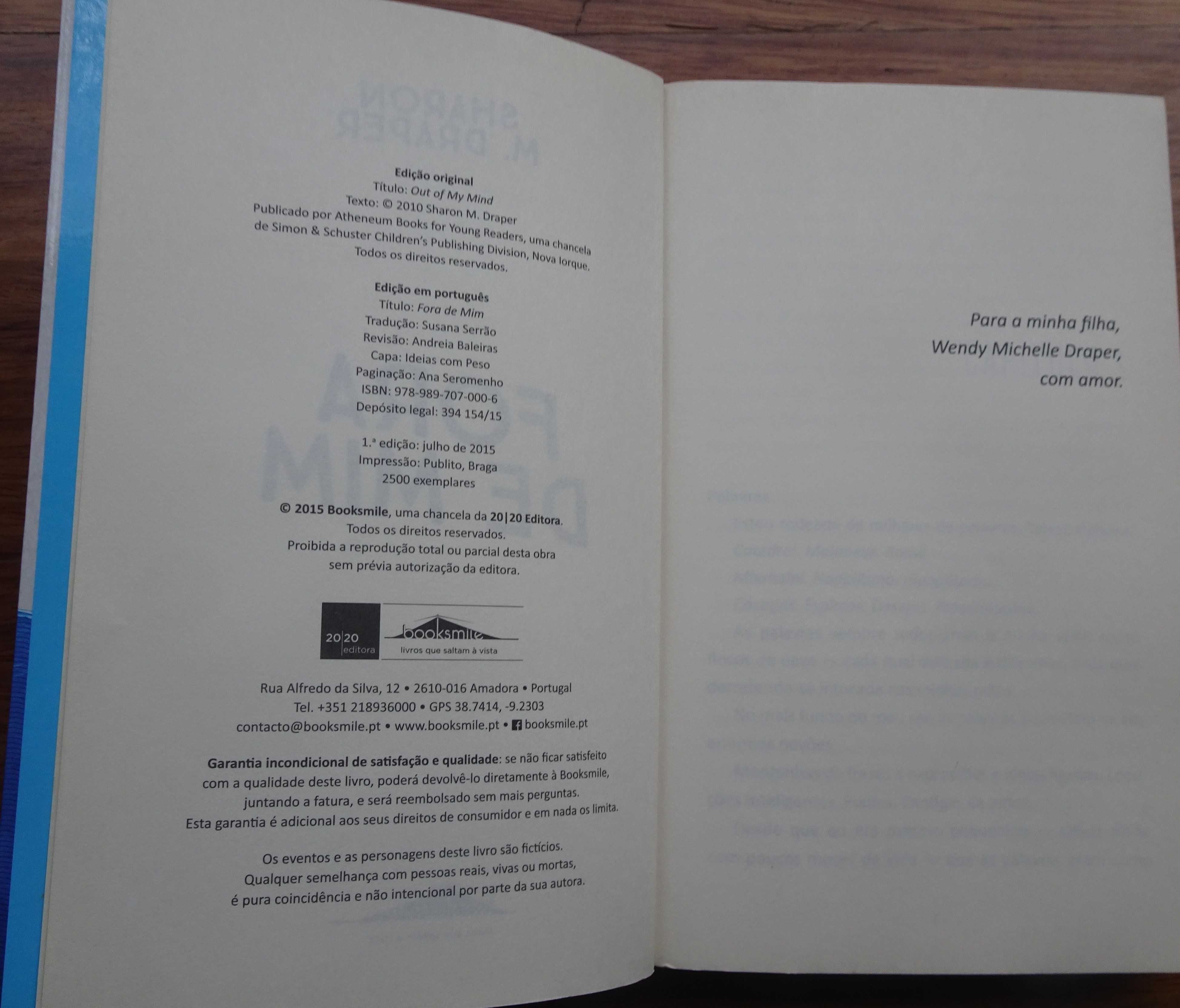 Fora de Mim de Sharon M. Draper