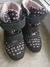 Śniegowe buty zimowe dla dziewczynki