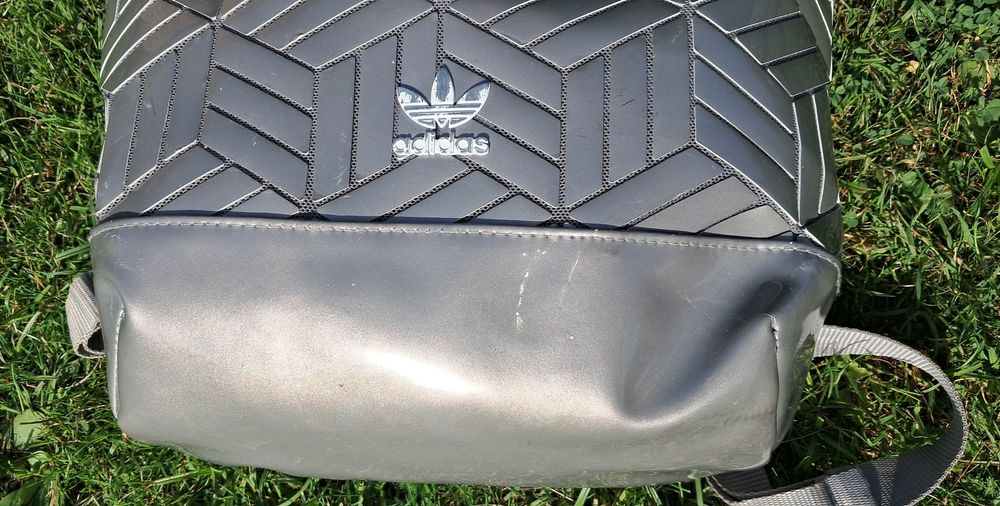 Adidas 3D plecak piłka ręczna torba srebrna roll top szara laptop tabl