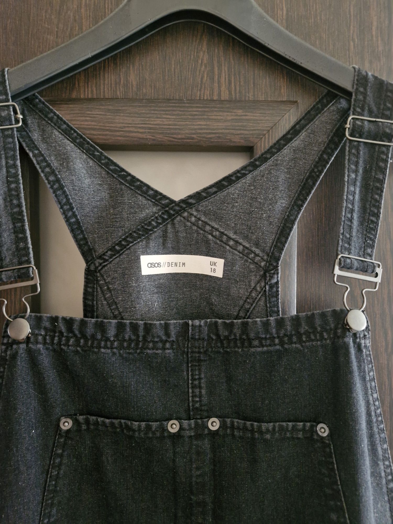 Sukienka jeansowa ogrodniczka Asos rozmiar 18, 46, 48, 50