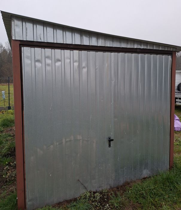 Garaż blaszany 2.5x4.5m, 11.25m²,spad na bok,TRANSPORT