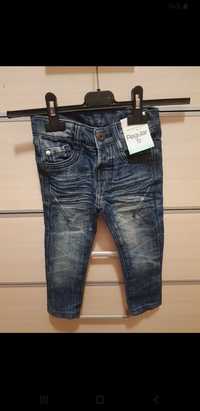 Nowe jeansy regular fit zeeman roz 86-92cm