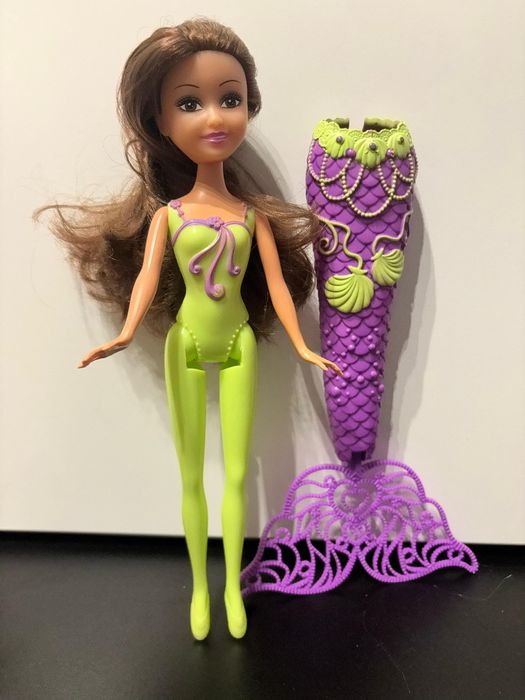 Lalka z ogonem Syrenki do baniek mydlanych