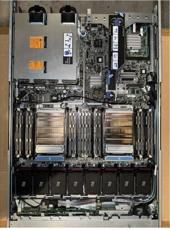 Serwer HP ProLiant DL360p G8 512GB 2x E5-2697v2 - Stan bardzo dobry