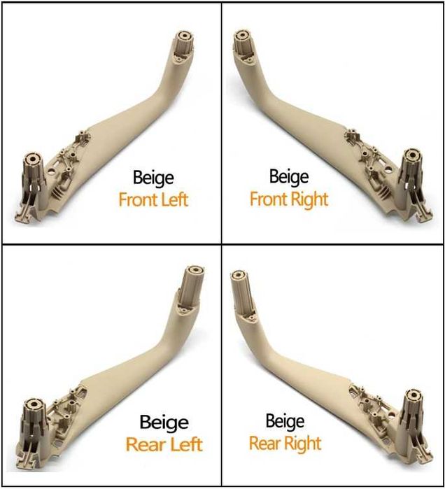 Puxador porta interior preto oyster ou bege BMW série 5 G30 31 38