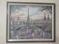 Картина по номерам "вечерний Париж"
