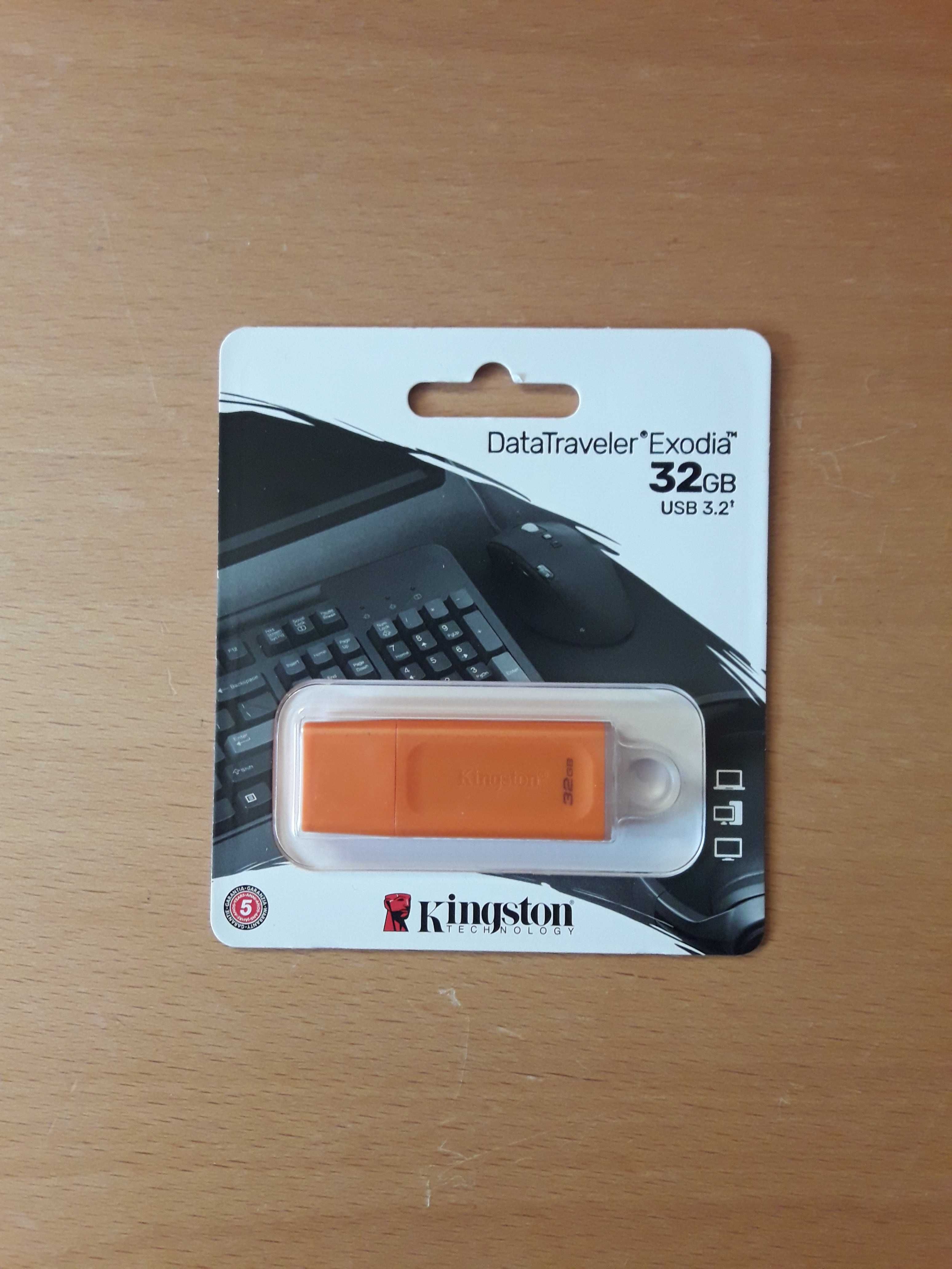 Флешка Kingston 32 GB DataTraveler Exodia USB 3.2 флеш-накопитель