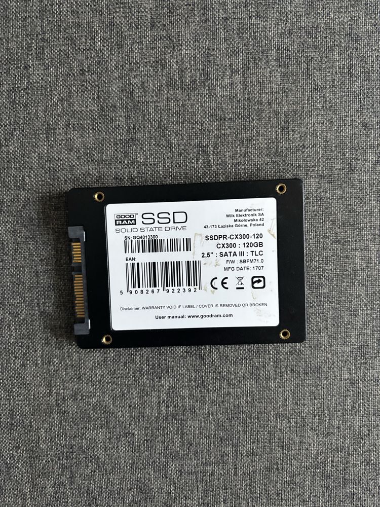 SSD диск 120 gb goodram