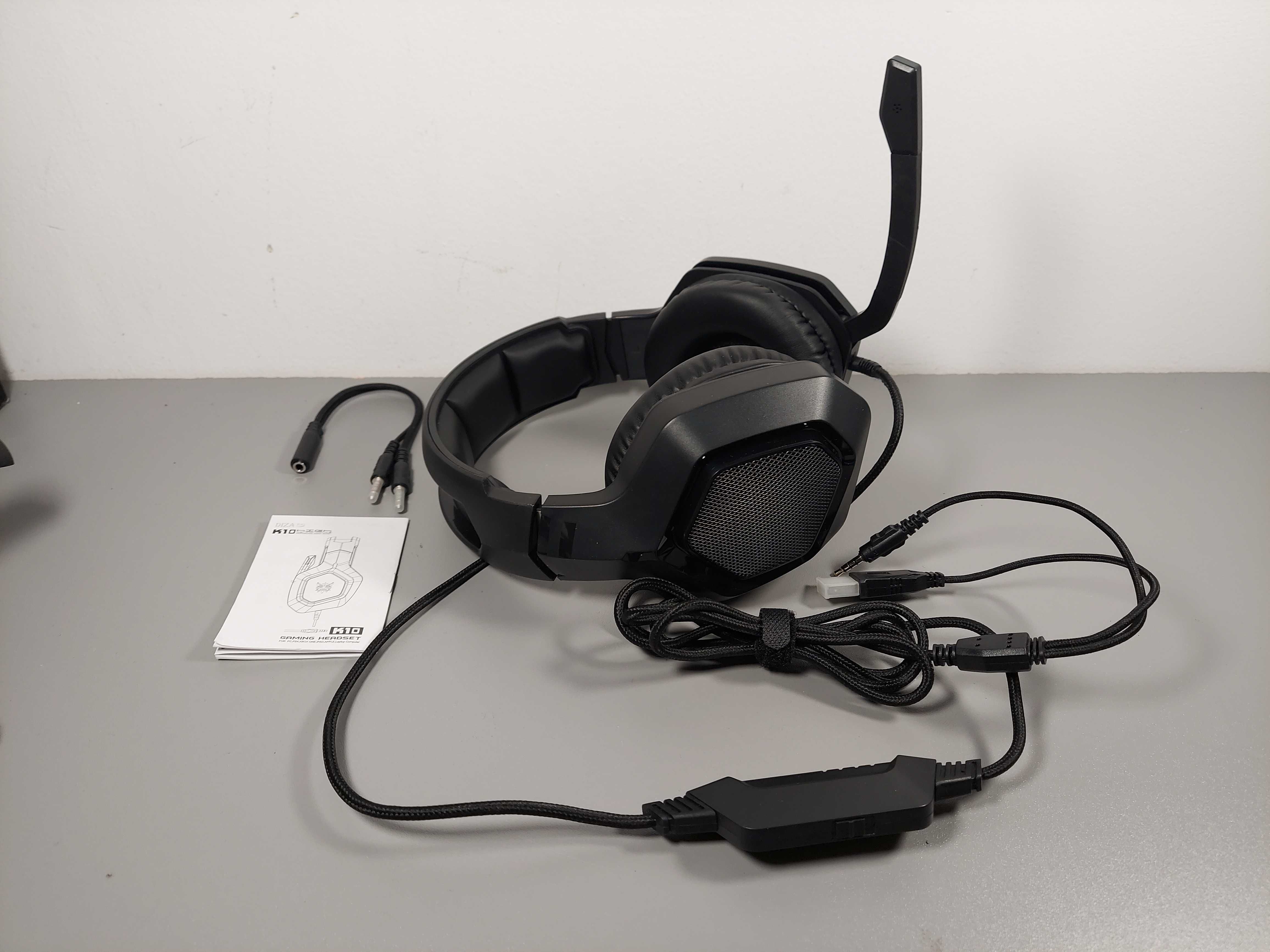 Słuchawki gamingowe dla graczy LED DIZA100 model K10