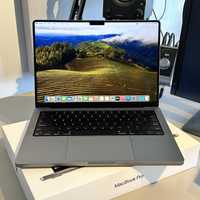 Macbook Pro 14” M1 / 32GB RAM / 61 cykli, 100% bateria / AppleCare