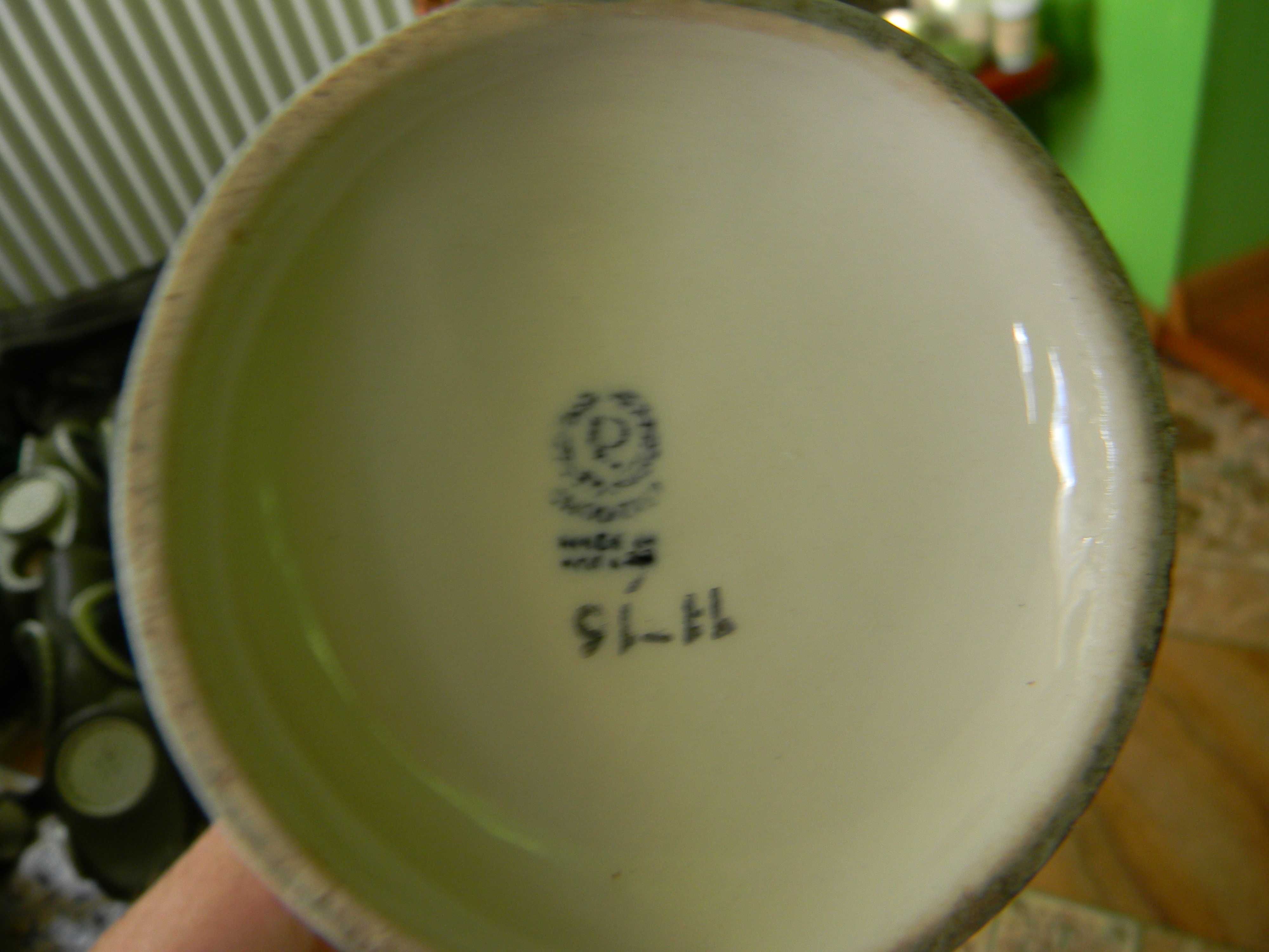 Dzbanek imbryk Porcelana Chodzież marmurkowy