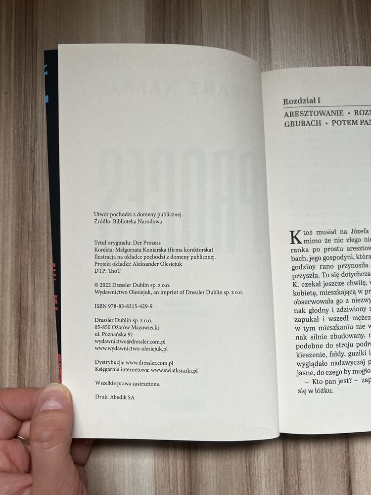 "Proces" Franz Kafka