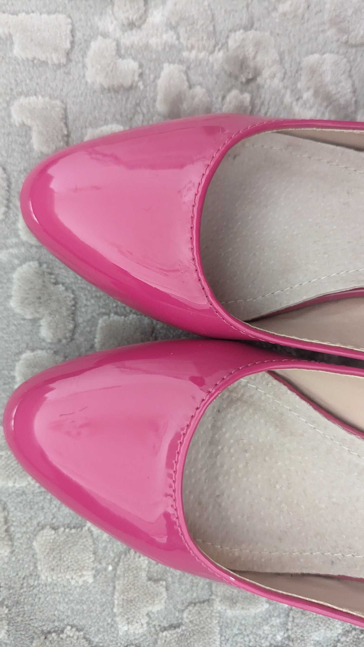 Buty szpilki fuksja 36/37