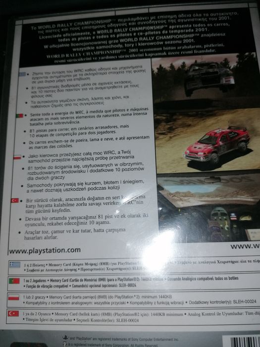 Jogo WRC PlayStation 2