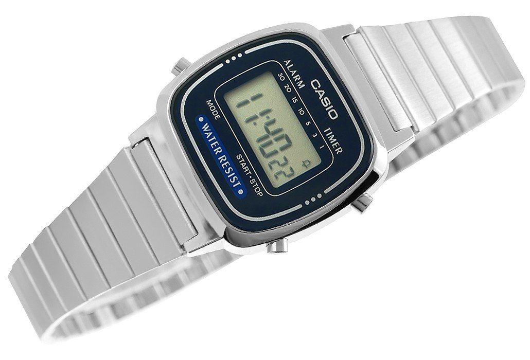 zegarek damski casio collection retro la670wa-2df