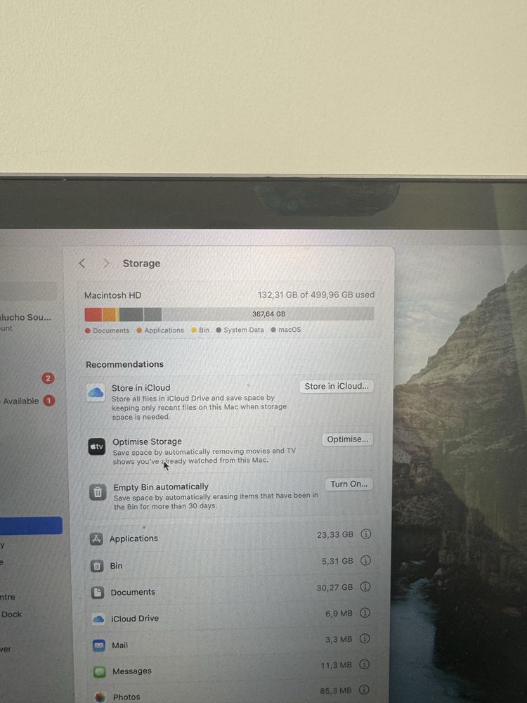 Macbook 2019 Touch Bar