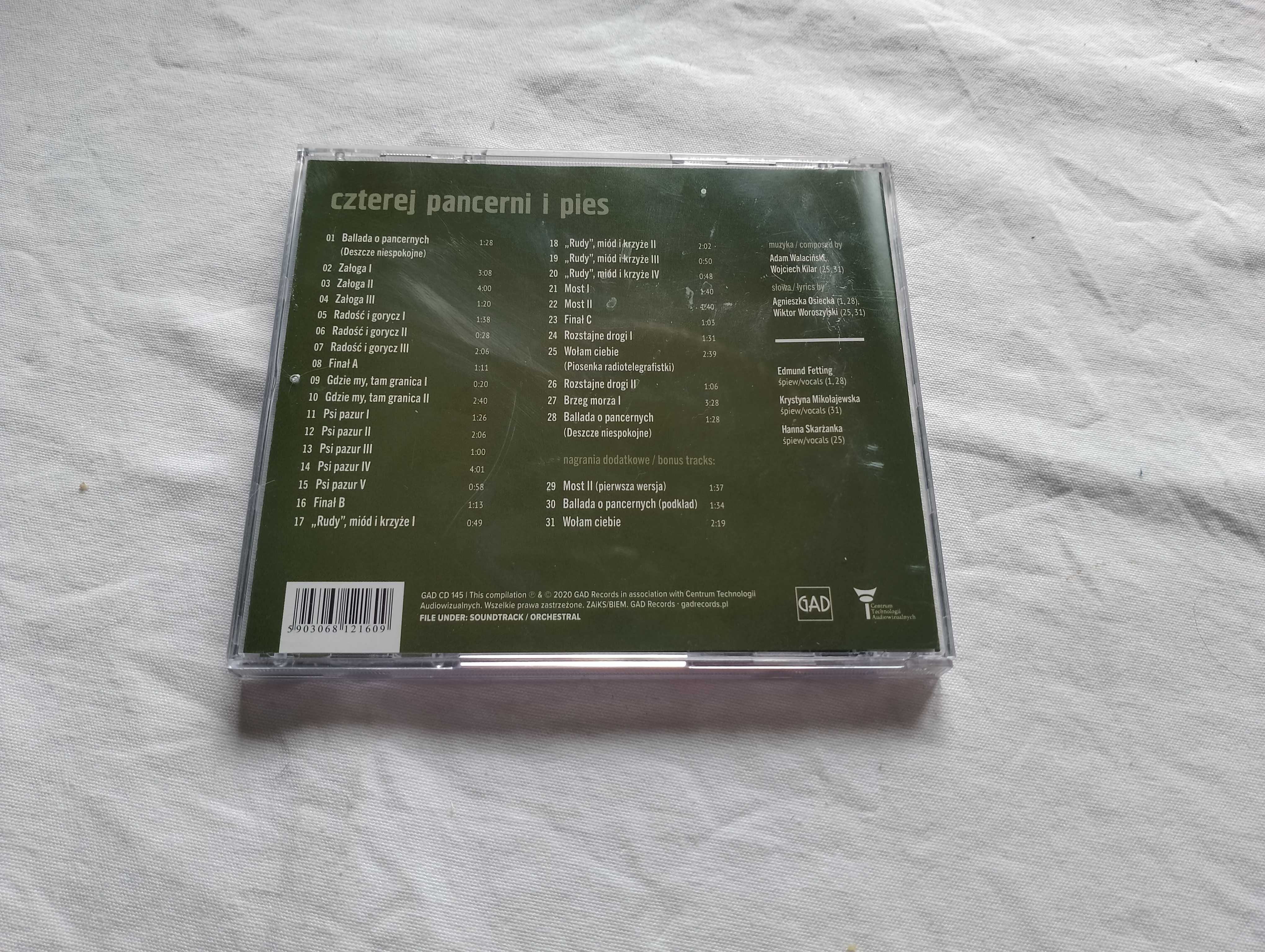 Czterej Pancerni i Pies - OST Gad Records CD