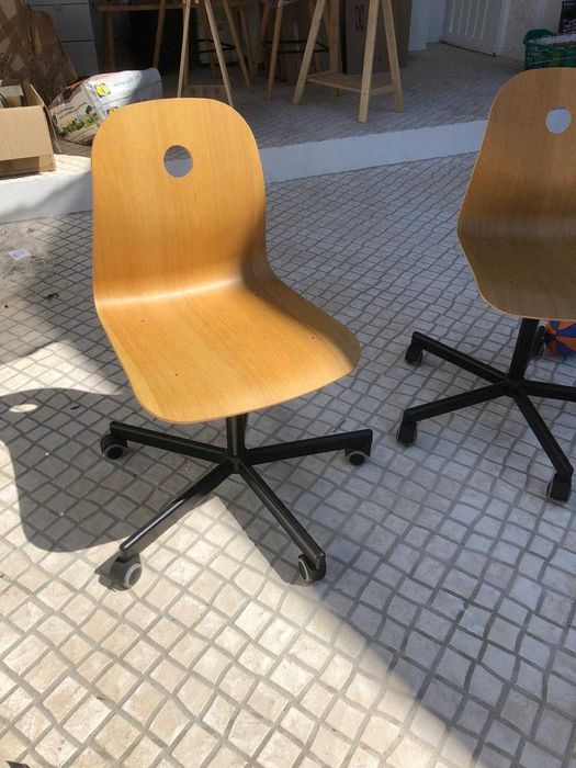 Cadeira escritório madeira