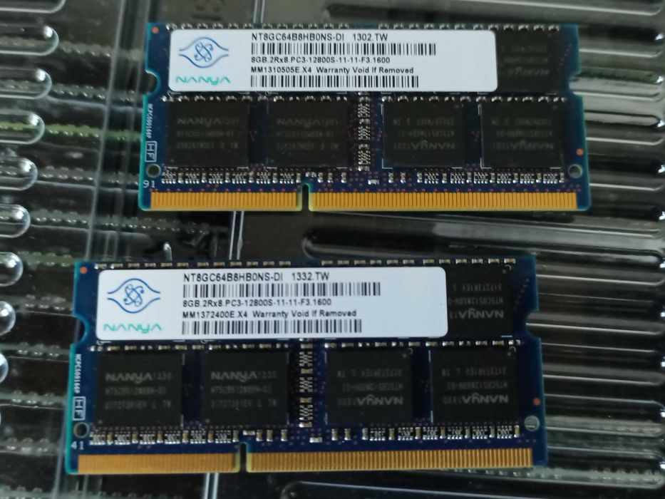 8GB DDR3 1600MHz  PC3 12800. Память для ноутбука 1.5V