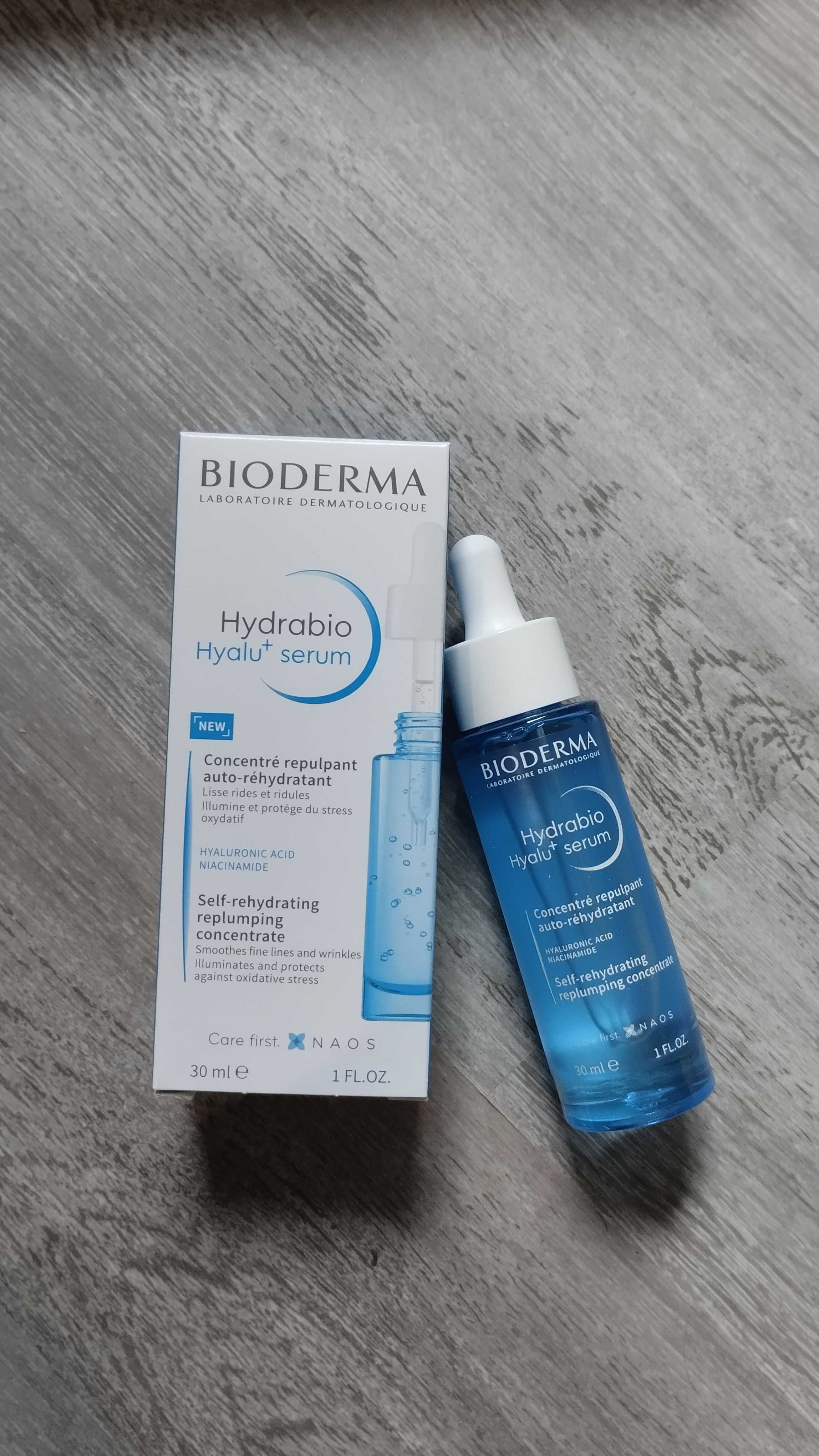 Bioderma Hydrabio Hyalu+ serum - Nawilżające serum przeciwzmarszczkowe