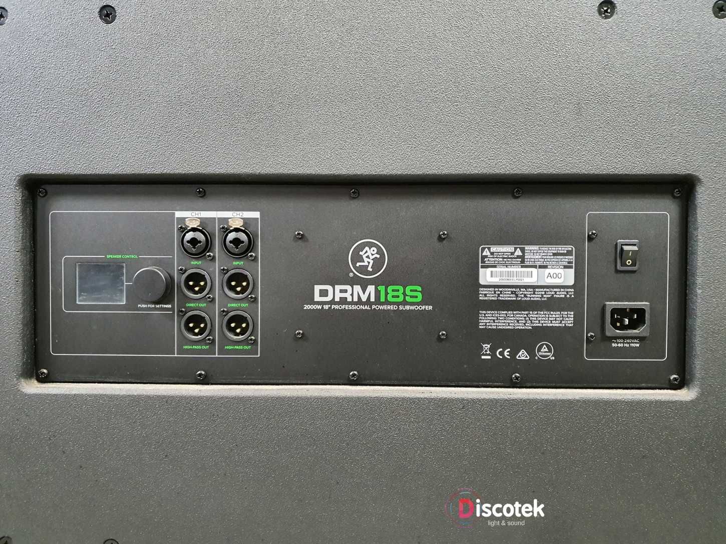 Mackie DRM 215 + DRM 18S | Nowy: 20 tys | Aktywny |