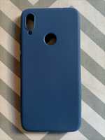 Capa em silicone para Xiaomi Redmi Note 7 azul escura
