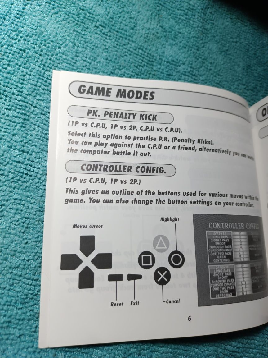 Iss pro ps1 psx PlayStation1 manual książeczka