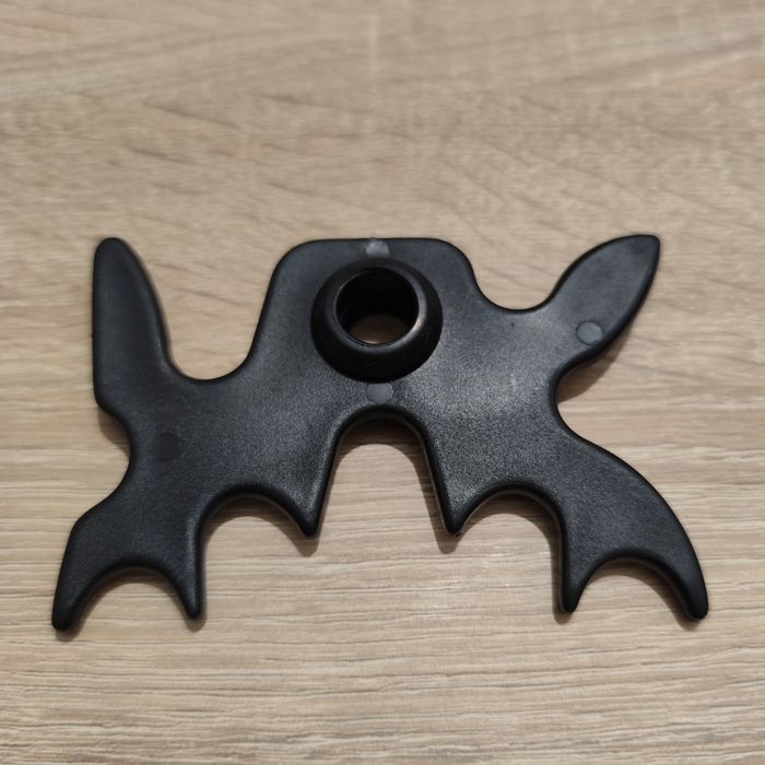 Podpórka bilardowa zakładana na kij, uniwersalna, czarna, nowa