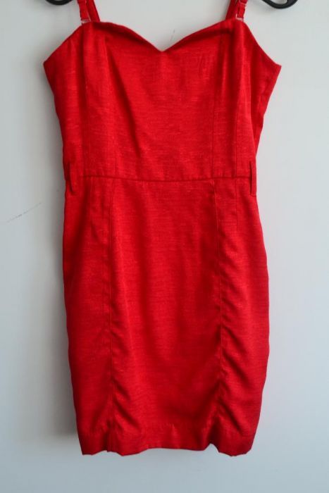 Czerwona mini h&m rozmiar xs