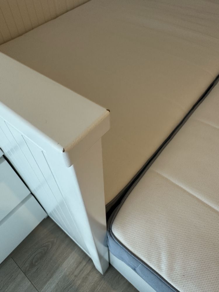 Łóżko Hemnes składane z trzema szufladami