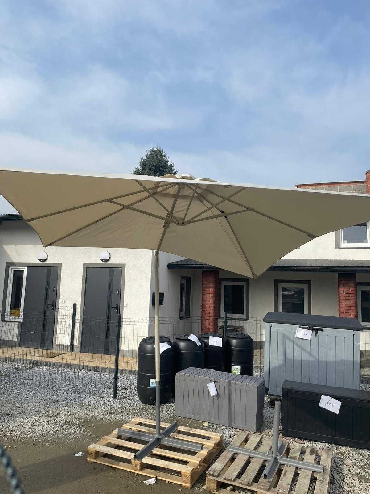 Parasol GoodHome Kalanga 2,5 x 2,5 m biały 11C/5