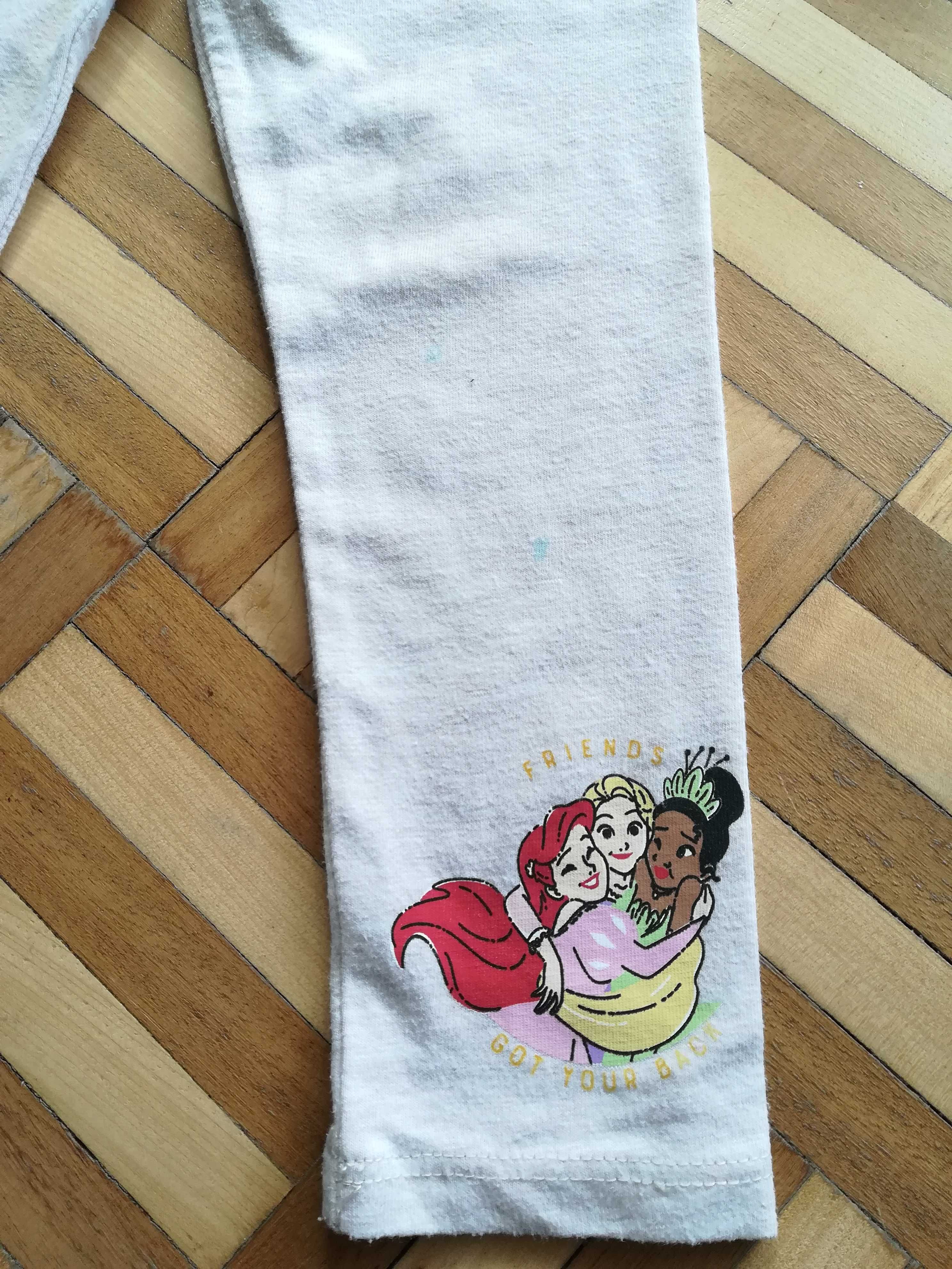 George Disney komplet bluzka + legginsy dla dziewczynki rozmiar 98/104