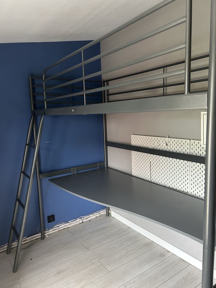 Lozko Ikea na antresoli