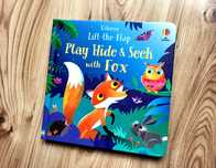 Play Hide & Seek with Fox Usborne z klapkami po angielsku